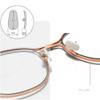 2 Pairs Ceramics Glasses Nose Pads Myopia Glasses Screw Type Nose Pad Accessories - White view 2