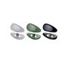3 Pairs Jade Glasses Nose Pads Myopia Glasses Screw Type Nose Pad Accessories -White + Green + Black view 1