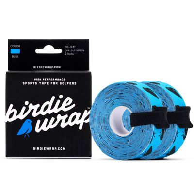 BirdieWrap Golf Sports Wrap - 4-Way Stretch Athletic Tape for Hands and Fingers, Waterproof, Pre-Cut 110 Strips, Blisters, Nicks Protection