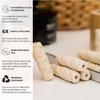 Biodegradable Silk Dental Floss Refill - Six Pack - Organic Natural Dental Floss, Refillable, Compostable Peace Silk Dental Floss Refills - 6 x 33 Yards - Eco-Friendly Mint Candelilla Wax view 4