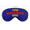 Custom Funny Eye Mask Add Any Picture Logo or Text Make Your Own Personalized Blindfold Sleep Mask Customized Eye Mask Light Blocking Eye Cover with Adjustable Strap for Kids Women Men Navy view 2