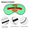 Custom Funny Eye Mask Add Any Picture Logo or Text Make Your Own Personalized Blindfold Sleep Mask Customized Eye Mask Light Blocking Eye Cover with Adjustable Strap for Kids Women Men Auqamarin view 4