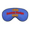 Custom Funny Sleep Mask Customized Eye Mask, Add Your Own Personalized Text Image Photo Soft Eyeshade Blindfold with Adjustable Strap for Sleeping Travel Work Naps Blocks Light RoyalBlue view 1