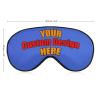 Custom Funny Sleep Mask Customized Eye Mask, Add Your Own Personalized Text Image Photo Soft Eyeshade Blindfold with Adjustable Strap for Sleeping Travel Work Naps Blocks Light RoyalBlue view 2