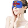 Custom Funny Sleep Mask Customized Eye Mask, Add Your Own Personalized Text Image Photo Soft Eyeshade Blindfold with Adjustable Strap for Sleeping Travel Work Naps Blocks Light RoyalBlue view 3