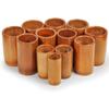 ZCBYBT Cupping Therapy Set Bamboo Fire Cupping Chinese Cupping Therapy Set Various Sizes Physical Dehumidification 12PCS view 1