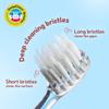 BrushBaby - WildOnes - Kids Rechargeable Electric Toothbrush, Ages 0-10 - Monkey Design with Flashing Lights - DeepClean Bristles for Superior Cleaning - 2 Replacement Brush Heads, 1 USB Cable view 3