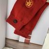 Chinese New Year Red Socks, Autumn and Winter Men's Cotton Socks and Zodiac Socks, China Spring Festival Good Luck Socks (Color : Red, Size : 39-44) view 4