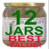 Harold's - Dern Hot Gherkin Pickles - Hot n Spicy Dill Gherkin Pickles - Award Winning Ingredients Packed With Fresh Garlic and Habanero - Made in Texas view 1