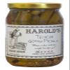 Harold's - Dern Hot Gherkin Pickles - Hot n Spicy Dill Gherkin Pickles - Award Winning Ingredients Packed With Fresh Garlic and Habanero - Made in Texas view 1