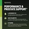 L-Arginine 500mg and Saw Palmetto 500mg - Nitric Oxide and Prostate Health Supplements for Men - 60 Count - Endurance and Urinary Tract Function Support - 1 Month Supply - Vegan, Non-GMO Capsules view 3