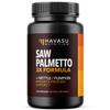 Saw Palmetto Supplement with Stinging Nettle and Pumpkin Seed Extract - Advanced 3X Formula - DHT Blocker Urinary Health and Prostate Support for Mens Health - Vegan, Non-GMO Capsules - 2 Month Supply view 1