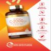 Carlyle Buffered Vitamin C | 2000mg | 180 Caplets | with Bioflavonoids and Rose HIPS | Vegetarian, Non-GMO, and Gluten Free Supplement view 4
