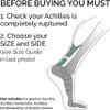 Achilles Tendon RUPTURE Night Splint, ONLY for COMPLETE Achilles tear - BEFORE PURCHASE: 1. Select SIZE & SIDE 2. Check with MEDICAL PROFESSIONAL (Small, Left) view 3