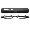 VEVESMUNDO Metal Reading Glasses Men Women Slim Lightweight Pocket Compact Readers with Case view 1