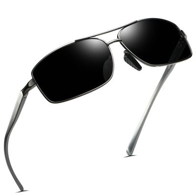 Polarized Bifocal Reading Glasses Sunglasses Photochromic Bifocal Reader for Men's,Vintage Sports Square Eyewear frame (100 magnification, black)