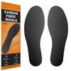 1 Pair Carbon Fiber Insole for Turf Toe,Morton Toe,Foot Fractures,Arthritis,Hallux Rigidus and Limitus. Rigid Orthotic Shoe Inserts for Pain Relief & Injury Recovery 27.5cm view 1