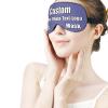 Custom Travel Sleep Mask Custom Gift Add Picture Logo or Text Blindfolds and Eyemasks for Kids Women Men Violet view 3