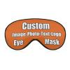 Custom Eye Mask, with Adjustable Strap Print Your Picture Blindfold for Travel view 1