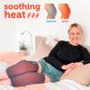 COMFIER Heated Knee Massager Heating Pad for Knee Pain Relief,Heat Knees Warmers Wrap with Massage and Vibration-Greige view 3