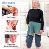 COMFIER Heated Knee Massager Heating Pad for Knee Pain Relief,Heat Knees Warmers Wrap with Massage and Vibration-Greige view 4