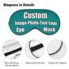 Custom Personalized Sleep Mask Funny Soft Nighttime Sleeping Masks Personalized Photo & Text for Men,Women and Kids view 4