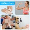 4 Rolls Adhesive Elastic Tape Bandage Tape Wrap Bandage Wrap Elastic Bandage Self Adhesive Bandages Flexible Stretch Bandages for Sports Ankle, Knee and Wrist Sprains, Beige, 4 Inch x 5 Yard view 4