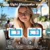 WINTOO Blue Light Glasses for Woman Men | 99% Blue Light Blocking Glasses for Computer Gaming TV Phone Screen Square Frame | Anti Eyestrain & UV Glare Protection - 5 Pair view 2