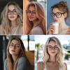 WINTOO Blue Light Glasses for Woman Men | 99% Blue Light Blocking Glasses for Computer Gaming TV Phone Screen Square Frame | Anti Eyestrain & UV Glare Protection - 5 Pair view 4
