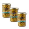 DeLallo Pitted Castelvetrano Green Olives, Naturally Cured, Non-GMO, Kosher, Gluten-Free, Mild Buttery Flavor, 5.3 oz Jar, (3 Pack) view 1