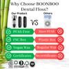 BOONBOO Dental Floss, Charcoal Woven Thread, Glass Bottle and 2 Heads Refill, Unflavored view 4