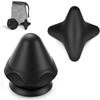 AOT Mountable Massage Ball with Suction Cup, Manual Back Massager Kit for Myofascial Release and Muscle Knot Remover Black view 1