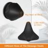 AOT Mountable Massage Ball with Suction Cup, Manual Back Massager Kit for Myofascial Release and Muscle Knot Remover Black view 4