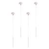 DOITOOL 4pcs Goose Feather Ear Pick Goose Feather Ear Wax Cleaning Stick Earwax Remover Cleaning Tools Care Supplies view 1