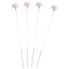 DOITOOL 4pcs Goose Feather Ear Pick Goose Feather Ear Wax Cleaning Stick Earwax Remover Cleaning Tools Care Supplies view 3