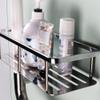 DMBHY Shower Grab Bar and Shelf for Elderly L Shaped Vertical Angle Safety Handle Bath Balance Bar Stainless Steel (Color : White) view 3