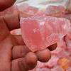 ZTBH Natural Meditation Crystal Natural Blue Color Moonstone, Rose Quartz Pink Crystal Stone Crystal Stone (Color : Rose Crystal, Size : 45-50g) view 2