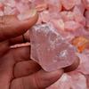 ZTBH Natural Meditation Crystal Natural Blue Color Moonstone, Rose Quartz Pink Crystal Stone Crystal Stone (Color : Rose Crystal, Size : 45-50g) view 3