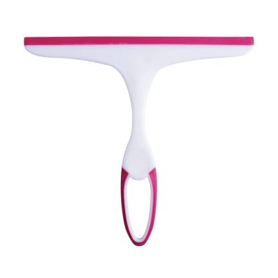 FHYTGBS Glass Scraper-Window Glass Cleaning Wisser Cleaner Thuis Douche Badkamer Schoonmaakborstel (Color : Rose red)
