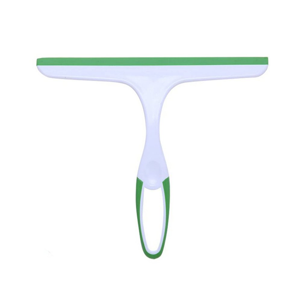 FHYTGBS Glass Scraper-Window Glass Cleaning Wisser Cleaner Thuis Douche Badkamer Schoonmaakborstel (Color : Green)
