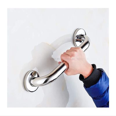 Bath Handle Towel Rail Handle Grip Grab Armrest Bathroom Safety Handrail Stainless Steel Towel Rack Matte Non-Slip Shower Toilet Barrier-Free (Size : 580mm)