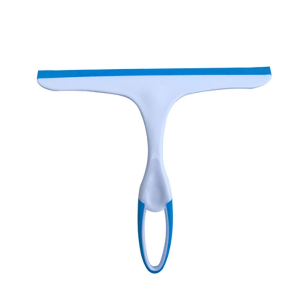 Glass Scraper-Window Glass Cleaning Wisser Cleaner Thuis Douche Badkamer Schoonmaakborstel (Color : Blue)
