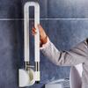 HongLianRiven Bath Handle Towel Rail Bath Safety Handle Bathroom Barrier-Free Folding Handrails Elderly Armrest Towel Rack view 3