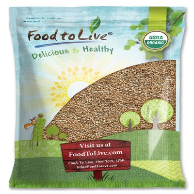 Food to Live Organic Dry Roasted Sunflower Seed Kernels, 8 Pounds Non-GMO, Unsalted, Oven Roasted, No Oil Added, Hulled, No Shell, Vegan, Kosher, Keto. Rich in Protein and Healthy Fats. Tasty Snack