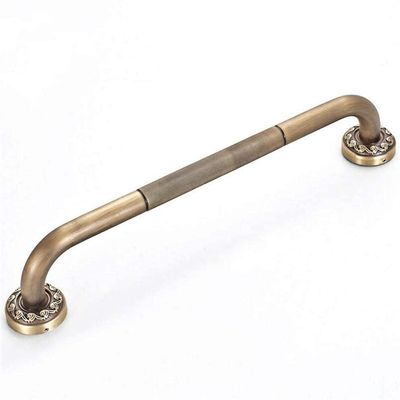 HongLianRiven Bath Handle Towel Rail Grip Grab Safety Handle Towel Rack Copper Bathroom Armrests Anti-Slip Elderly Handrail