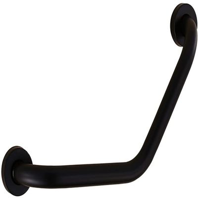 HongLianRiven Bath Handle Towel Rail Handle Grip Grab Bars Safety Armrest Black Bathroom Handrail 304 Stainless Steel Old Matte Towel Rail