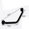 HongLianRiven Bath Handle Towel Rail Handle Grip Grab Bars Safety Armrest Black Bathroom Handrail 304 Stainless Steel Old Matte Towel Rail view 2