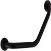 HongLianRiven Bath Handle Towel Rail Bathroom Safety Handle Stainless Steel Old Handrail Matte Black Safety Armrest Towel Rack view 1