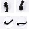 HongLianRiven Bath Handle Towel Rail Bathroom Safety Handle Stainless Steel Old Handrail Matte Black Safety Armrest Towel Rack view 3