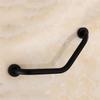 HongLianRiven Bath Handle Towel Rail Bathroom Safety Handle Stainless Steel Old Handrail Matte Black Safety Armrest Towel Rack view 4